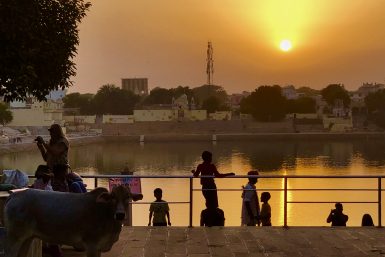 Pushkar sunset
